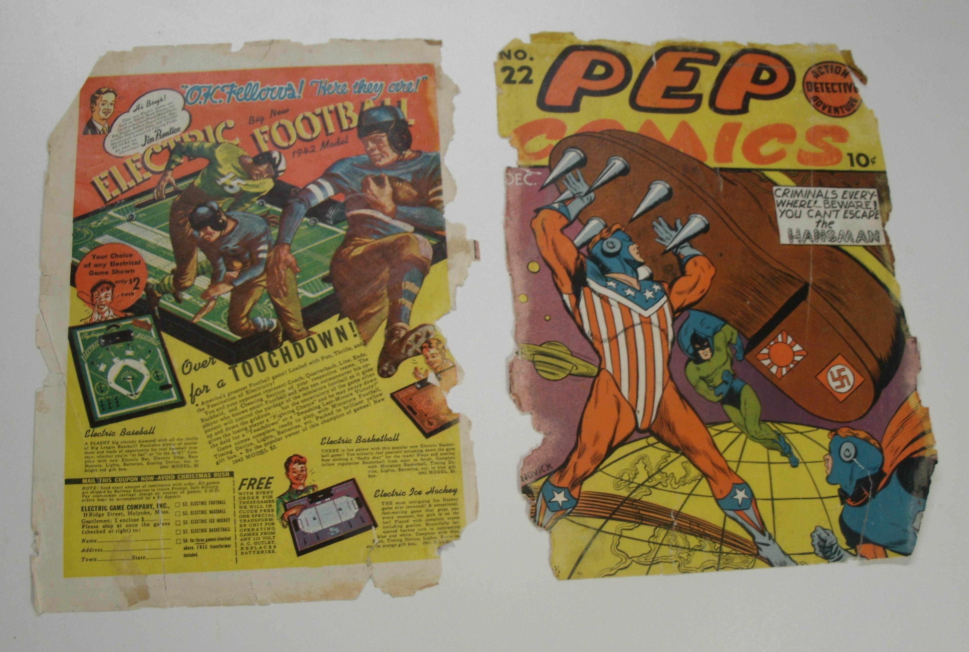Pep Comics #22 pre-casting