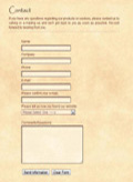 contact form