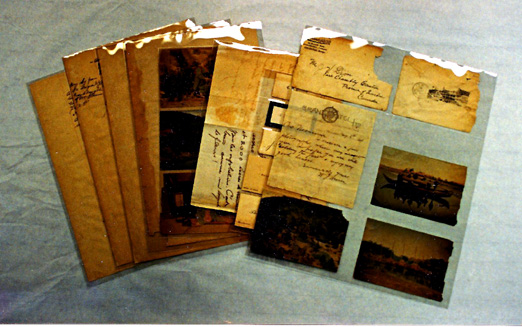 documents encapsulated in mylar
