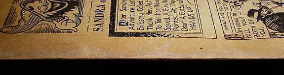 spine of new fun comics 2 after leaf casting