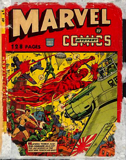 marvel mystery comics annual during restoration